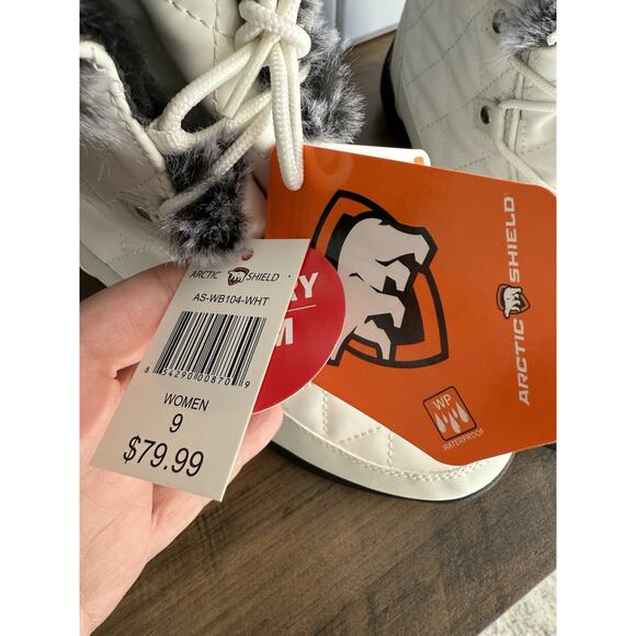 ArcticShield Women's Waterproof Insulated Memory Foam Fur Snow Boots Size 9 - Picture 5 of 14